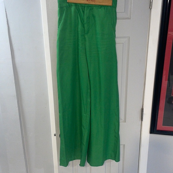 Missguided, green, trouser pants, size small - Picture 3 of 7